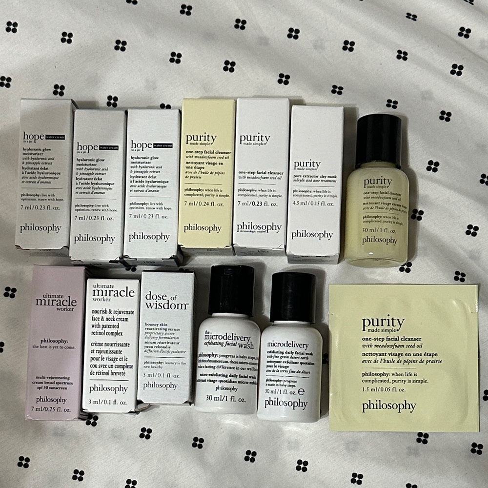 Philosophy Skincare Collection - 13 samples
